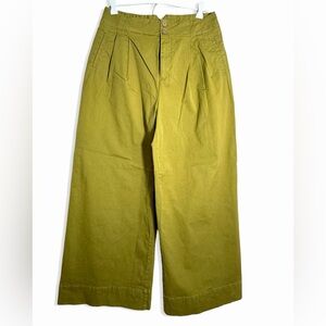 MAEVE by ANTHROPOLOGIE Women's Twill Wide Leg Pants